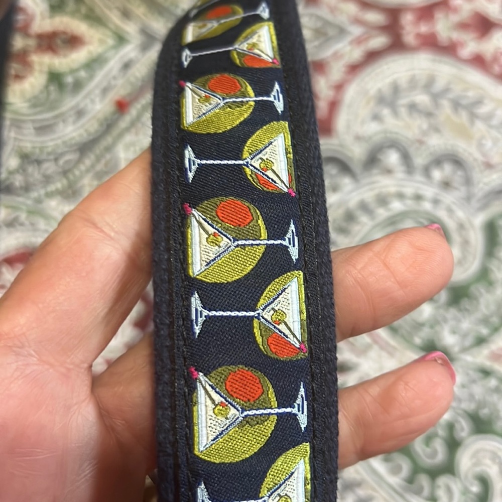 Belted Cow Martini leather tan belt